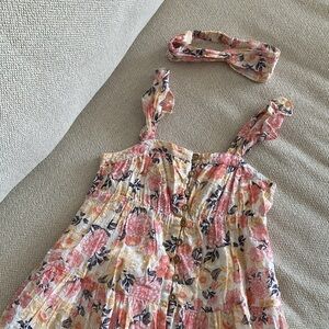 Shabby Chic Floral Tiered Dress